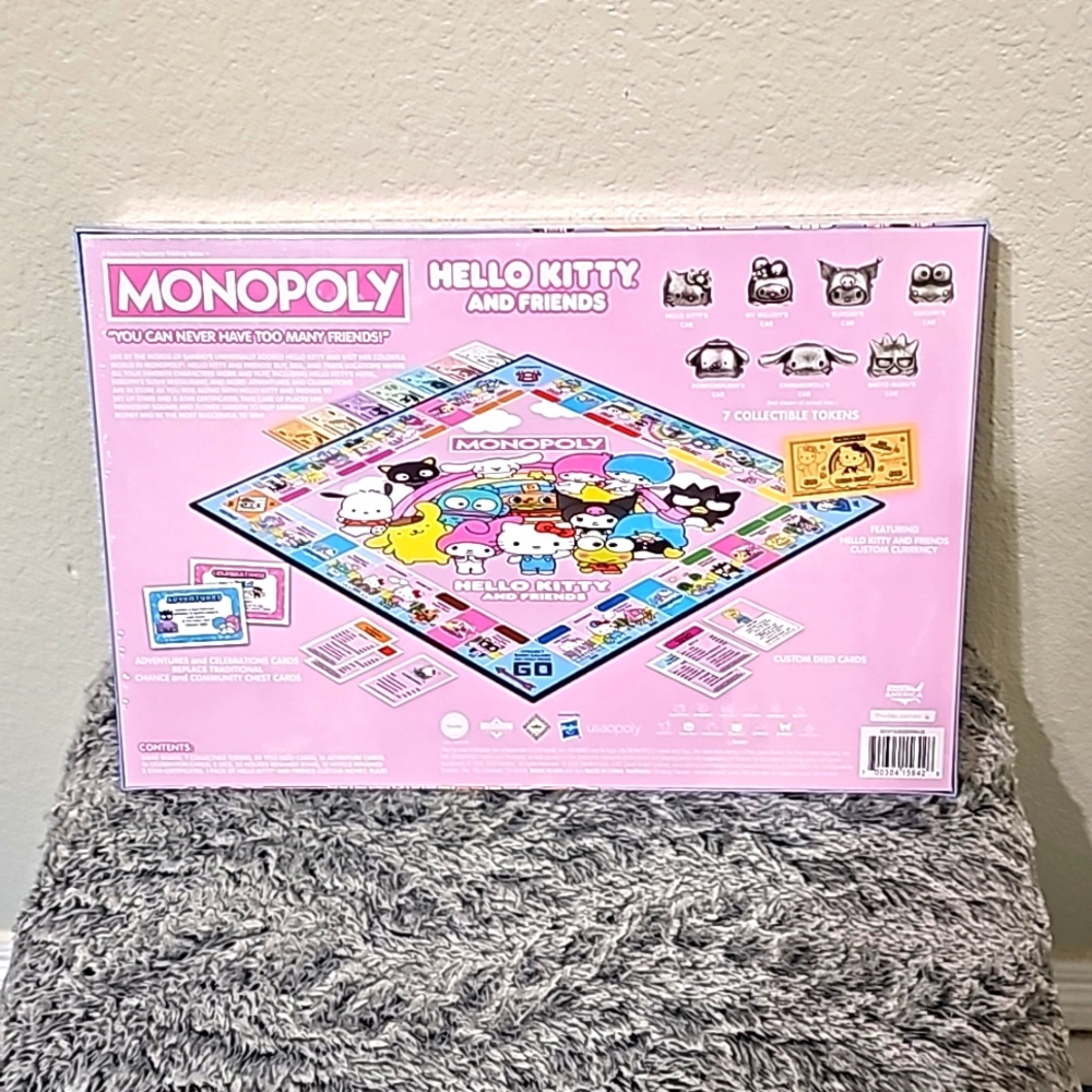 🚩SOLD🚩 Hello Kitty and Friends Limited Edition Monopoly - Picture 2 of 3
